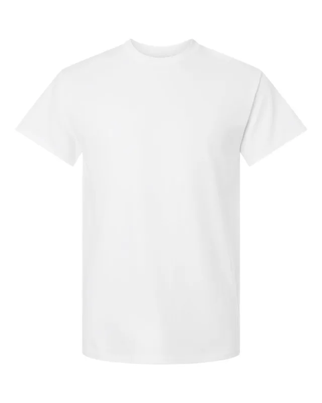 Gildan Unisex Ultra Cotton Tee in White